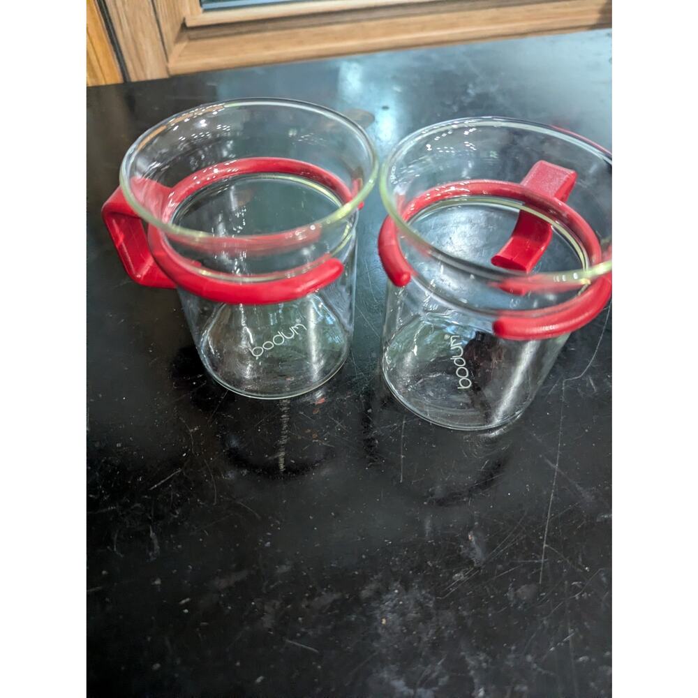 Vintage Bodum bistro espresso Cafe glasses (2)